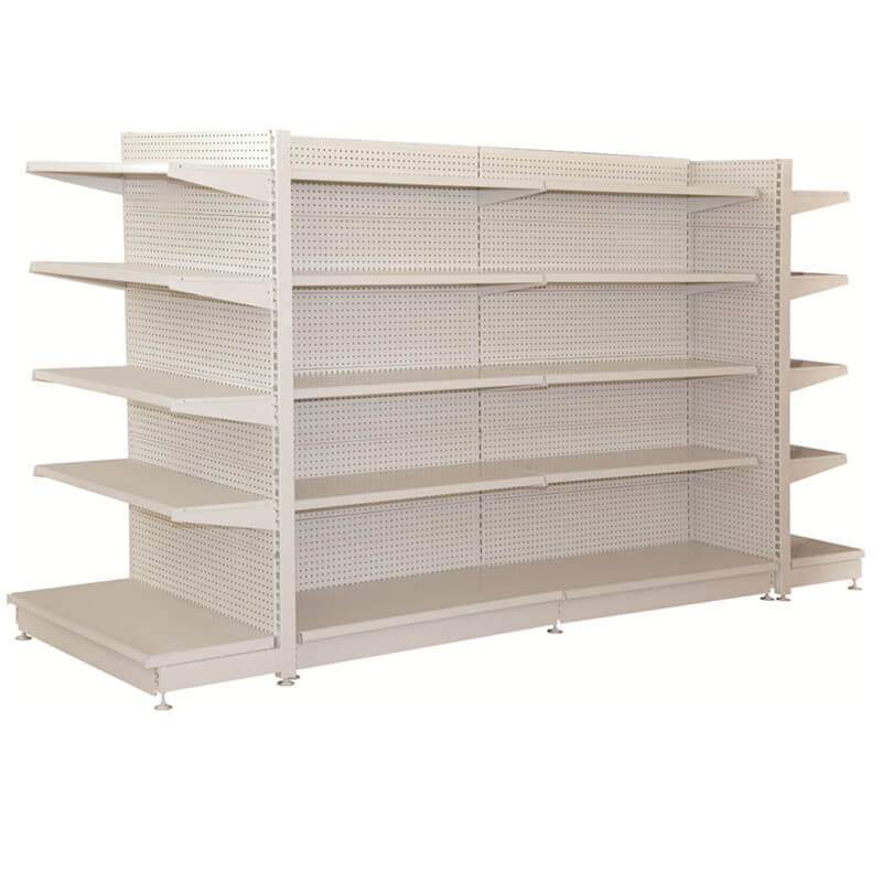 4 Layers Double Side Perforated Back Panel Shelf 